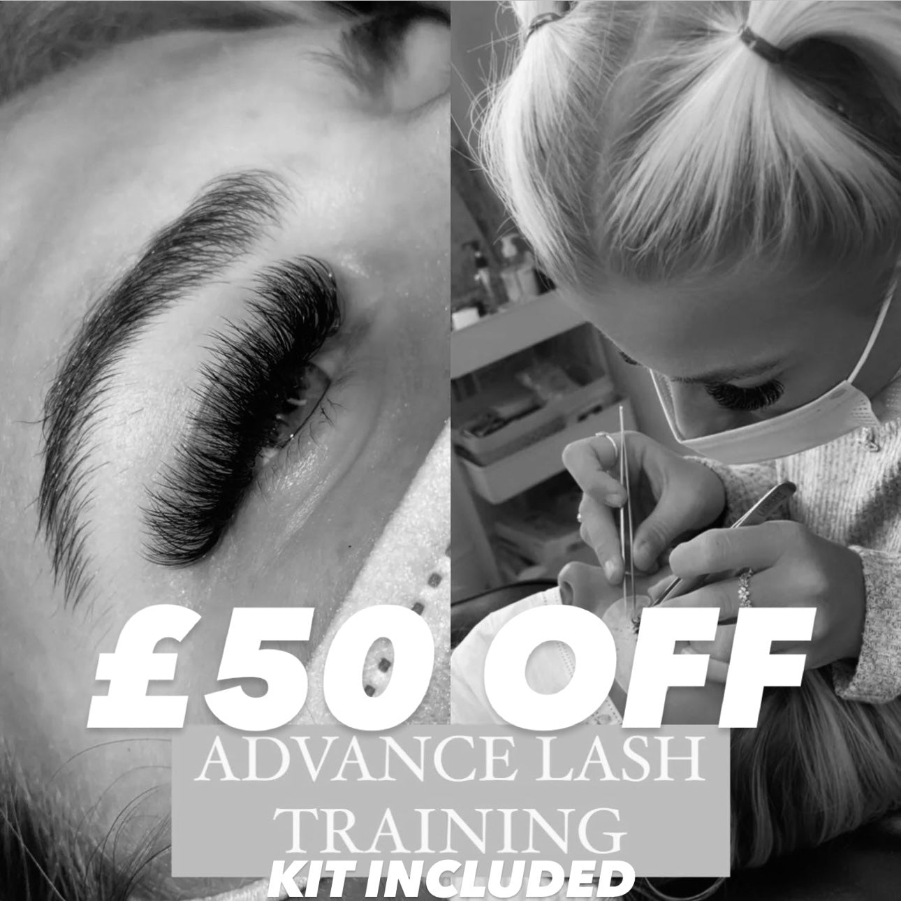 Advance Lash Extension Course - BOOKING FEE ONLY